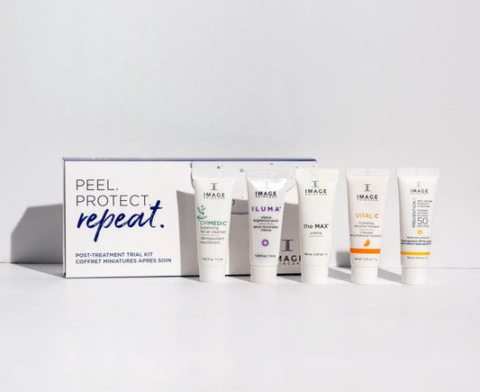 Peel. Protect. Repeat. Post treatment trial kit IMAGE